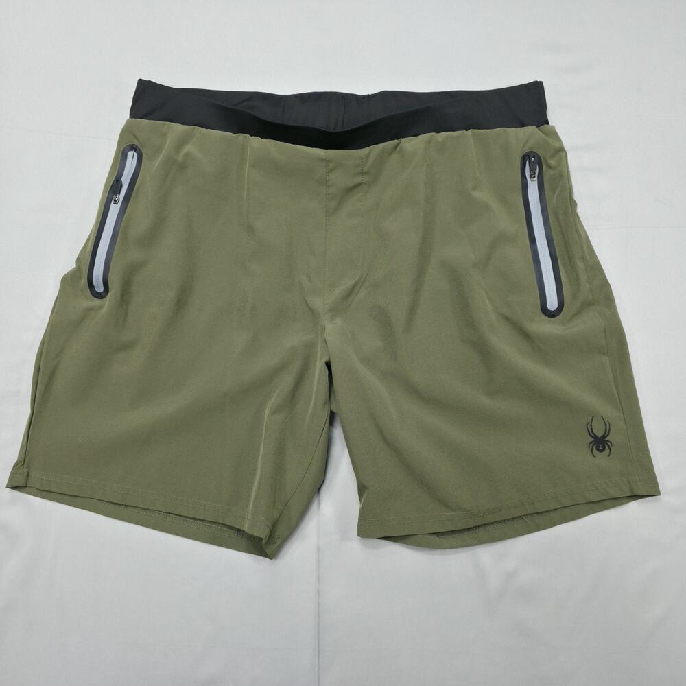 Spyder Active Mens Athletic Shorts XL Performance Training Running Gym Comfort